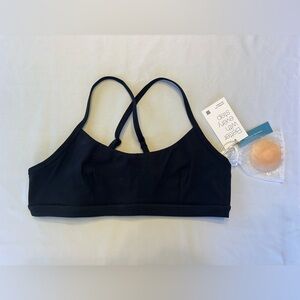 Sweetflexx Black Sunday Sports Bra Women's Sz L